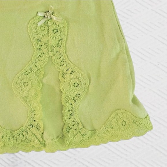 NWOT Vintage La Senza Cotton Lingerie Slip-On Dress with slit - Picture 6 of 7